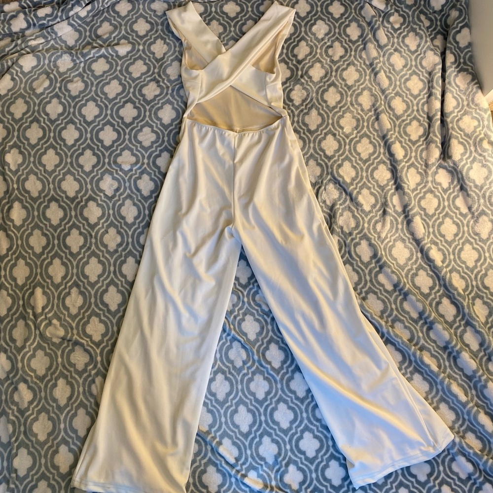 Lulus White Backless Jumpsuit - image 5
